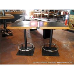 LOT: DINING TABLES 34" X 34" 2X THE MONEY
