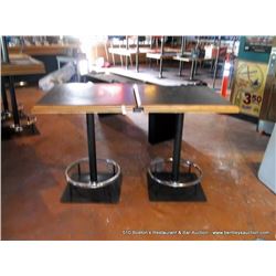 LOT: DINING TABLES 34" X 34" 2X THE MONEY