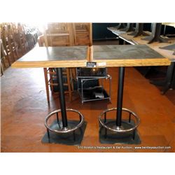 LOT: DINING TABLES 28" X 28" 2X THE MONEY