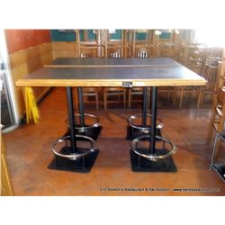 LOT: DINING TABLES 28" X 28" 2X THE MONEY