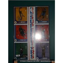 NBA SUPER STARS CUT OUT PRINT