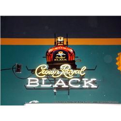 CROWN ROYAL BLACK NEON LIGHT