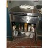 Image 1 : STAINLESS END TABLE/CABINET