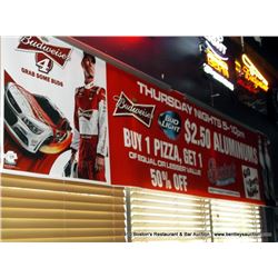 BUDWEISER NASCAR 4-HARVICK SIGN