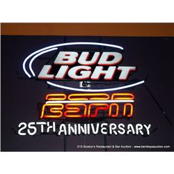 BUD LIGHT ESPN 25TH ANNIVERSARY NEON LIGHT