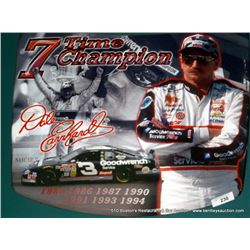 DALE EARNHARD #3 WINSTON CUP SERIES 7-TIME CHAMP SIGN
