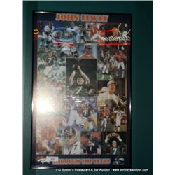 JOHN ELWAY- THROUGH THE YEARS PRINT