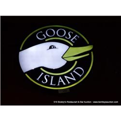 GOOSE ISLAND LIT SIGN