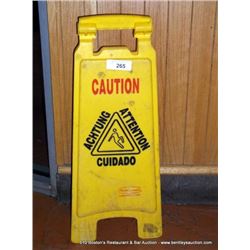 CAUTION – WET FLOOR SIGN