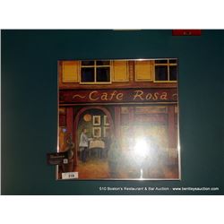 LOT: CAFE ROSA PRINT