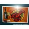 Image 1 : LOT: LOBSTER DINNER PRINT