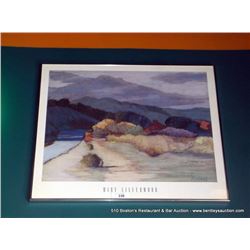 MARY SILVER WOOD SCENERY PRINT