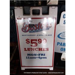 BOSTON FOLDING SIGN