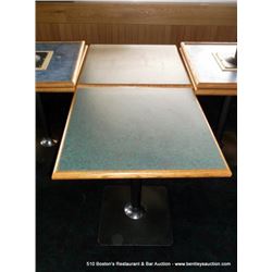 LOT: DINING TABLES 28" X 28" 2X THE MONEY