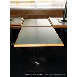 LOT: DINING TABLES 28" X 28" 2X THE MONEY