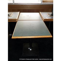 LOT: DINING TABLES 28" X 28" 2X THE MONEY