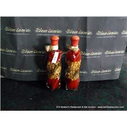 LOT: DECORATIVE PICKLED VEGETABLE JARS 2X THE MONEY