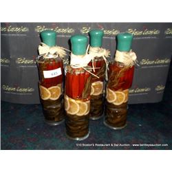 LOT: DECORATIVE PICKLED VEGETABLE JARS 4X THE MONEY