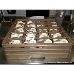 LOT: DISHWASHER TRAYS W/ CUPS