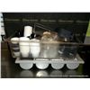 Image 1 : LOT: PLASTIC TRAYS W/ CONDIMENTS