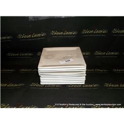 LOT: SQUARE PLATES 10X MONEY