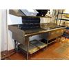 Image 1 : STAINLESS DISHWASHING SINK W/ SPRAYER