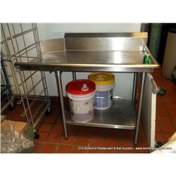 STAINLESS PREP TABLE