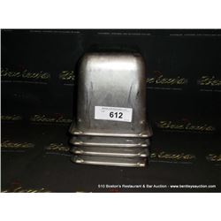 ----->PULLED BY LANDLORD<----- LOT: METAL FOOD CONTAINERS 4X MONEY
