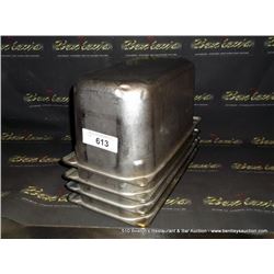 LOT: METAL FOOD CONTAINERS 4X MONEY