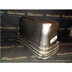 LOT: METAL FOOD CONTAINERS 4X MONEY
