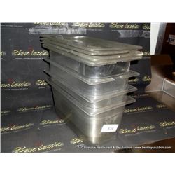 LOT: PLASTIC FOOD CONTAINERS W/ LIDS 4X MONEY