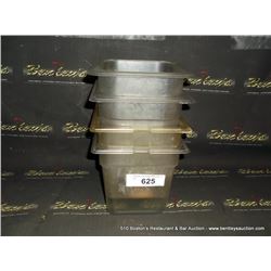 LOT: PLASTIC FOOD CONTAINERS 4X MONEY