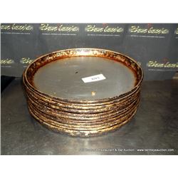 LOT: 12" PIZZA PANS 11X MONEY