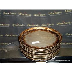 LOT: 14" PIZZA PANS 12X MONEY