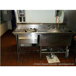 SINGLE DROP/SINGLE DRAIN SINK