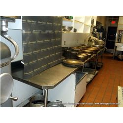 16' STAINLESS PREP TABLE