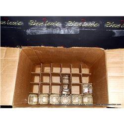LOT: (8)  SQUARE DESERT GLASS