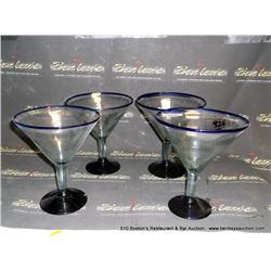 LOT: MARGARITA GLASSES 4X MONEY