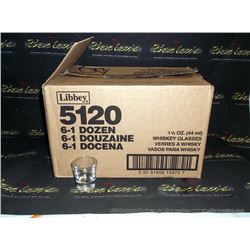 ----->PULLED BY LANDLORD<----- LOT: LIBBEY WHISKEY GLASSES
