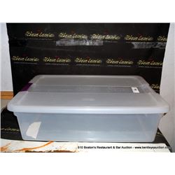 PLASTIC BIN W/ LID