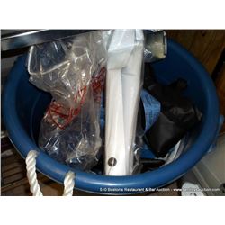 BUD LIGHT BUCKET W/ MISCELLANEOUS