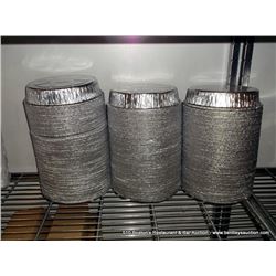 LOT: ALUMINUM TO GO PANS
