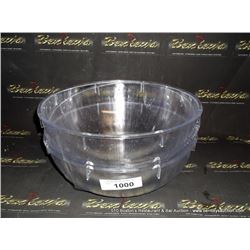 LOT: PLASTIC BOWLS 3X MONEY