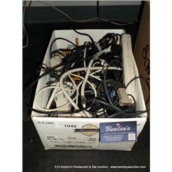 BOX: ASSORTED POWER STRIPS, CORDS