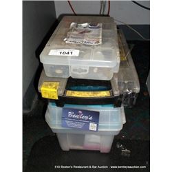 LOT: ASSORTED PLASTIC TOOL BOXES, CASES 3X MONEY