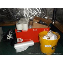 LOT: CORONA LIGHT BUCKET W/ CHEESE GRATERS