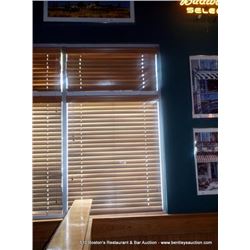 LOT: WOOD BLINDS TOP, BOTTOM