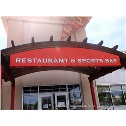 RESTAURANT SIGN-FRONT OF BUILDING