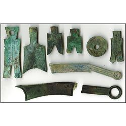 Han & Chou Dynasty Spade Money Assortment.