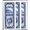 Image 2 : Bank of Taiwan, 1950 Kinmen (Quemoy) Issue Sequential Group of 3 Notes.